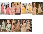 Elegance Party Wear Casual Dresses For Women's Premium Modal Printed With Hand Worked Anarkali Kurtis