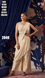 Party Style Women's Wear Latest Designer Indo-Western Ethnic Outfits