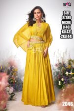 Party Style Women's Wear Latest Designer Indo-Western Ethnic Outfits
