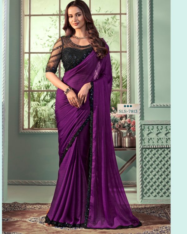 All Latest Types Of Party Wear Un-stitched Saree, The Best Designs And Patterns For All Your Occasions.