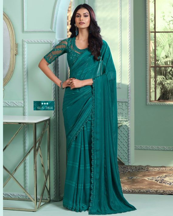 All Latest Types Of Party Wear Un-stitched Saree, The Best Designs And Patterns For All Your Occasions.