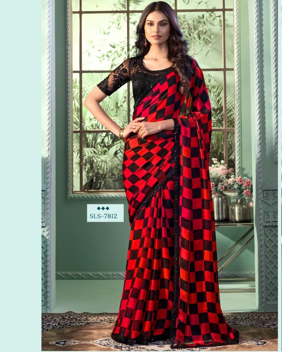 All Latest Types Of Party Wear Un-stitched Saree, The Best Designs And Patterns For All Your Occasions.