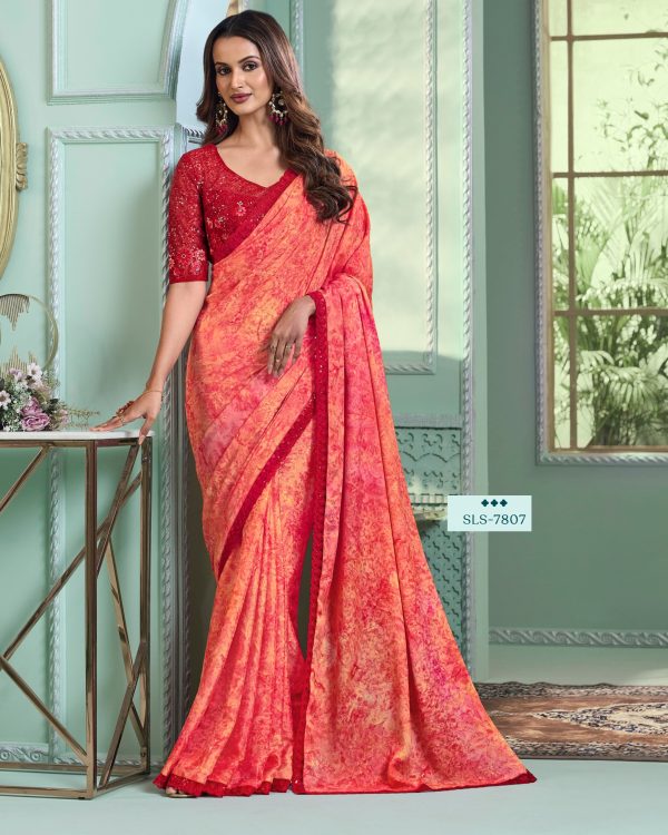 All Latest Types Of Party Wear Un-stitched Saree, The Best Designs And Patterns For All Your Occasions.