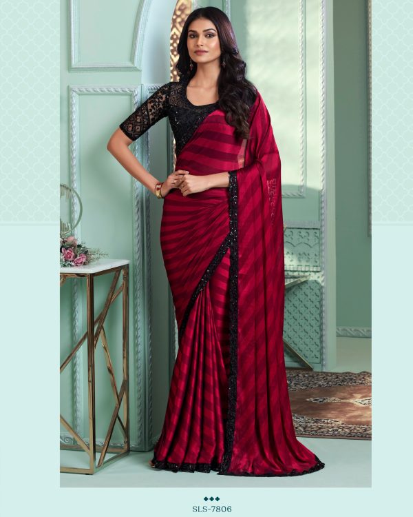 All Latest Types Of Party Wear Un-stitched Saree, The Best Designs And Patterns For All Your Occasions.