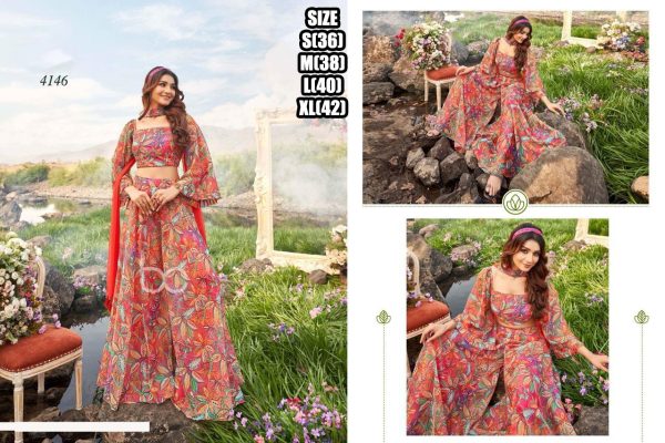 Get Ready To Wear Embroidery With Hand Worked Lehenga Choli & Gown For Wedding