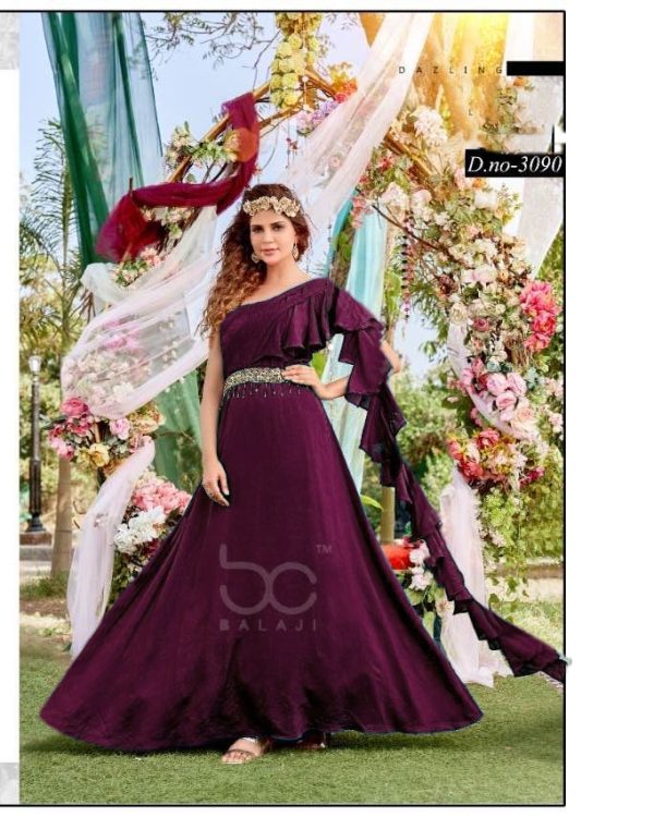 Presenting Party Wear Embroidery Worked Lehenga Choli & Gown