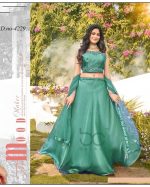 Presenting Party Wear Embroidery Worked Lehenga Choli & Gown