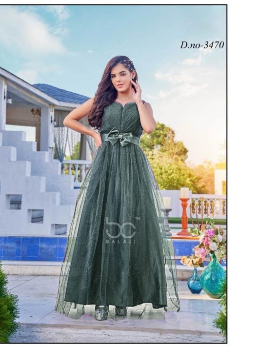 Presenting Party Wear Embroidery Worked Lehenga Choli & Gown