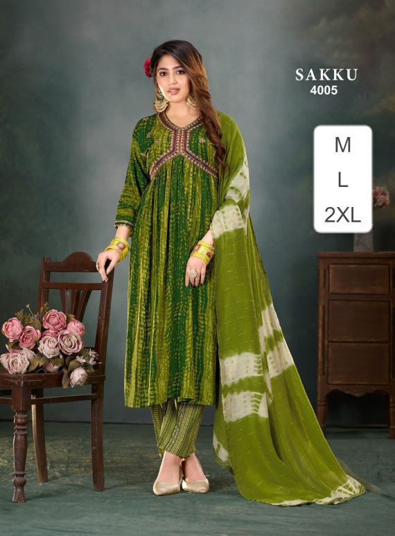 Aliya Cut Best Shibori Rayon Printed Kurti, Pent and Dupatta