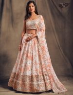 Presenting Our Sequins Zari Embroidery Semi Stitched Traditional Wear Lehenga Choli