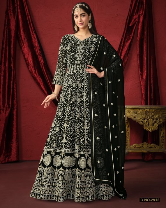 Presenting Our New Collection, Wedding Wear Semi-Stitch Designer Gown Set