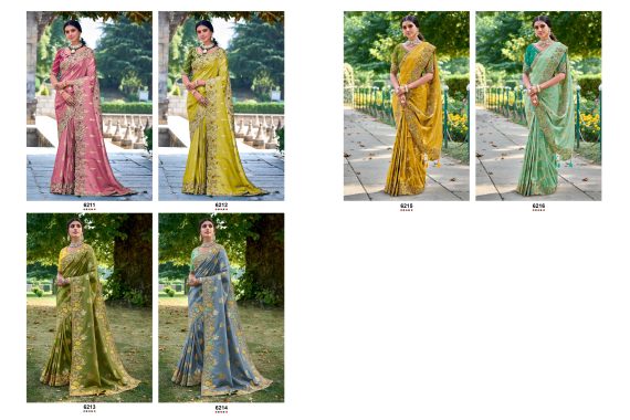 Wedding Wear Fancy Silk Designer Un-Stitch Saree With Blouse
