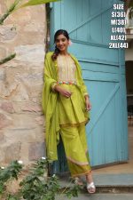 Elevate Your Glamour With Our Pure Cotton Designer Kurti Set