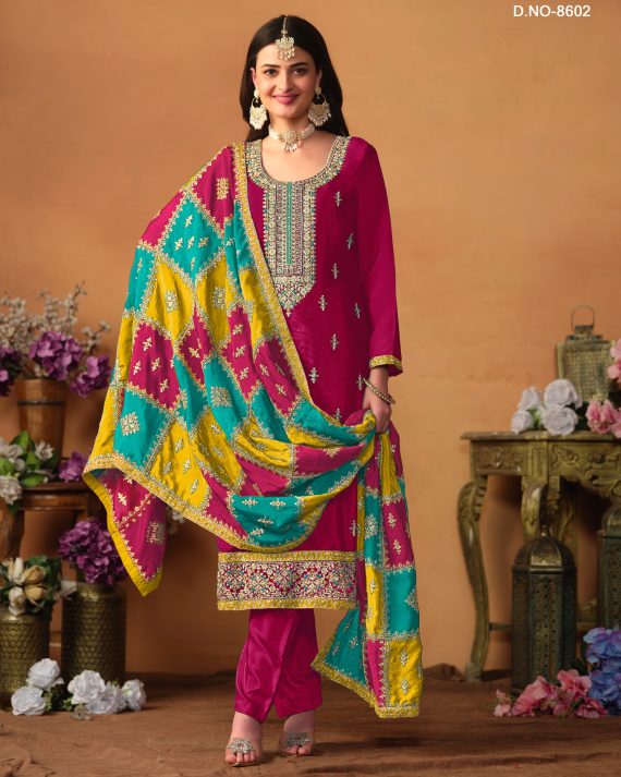 Looking For The Latest Semi-Stitch Designer Salwar Suit Collection For Women