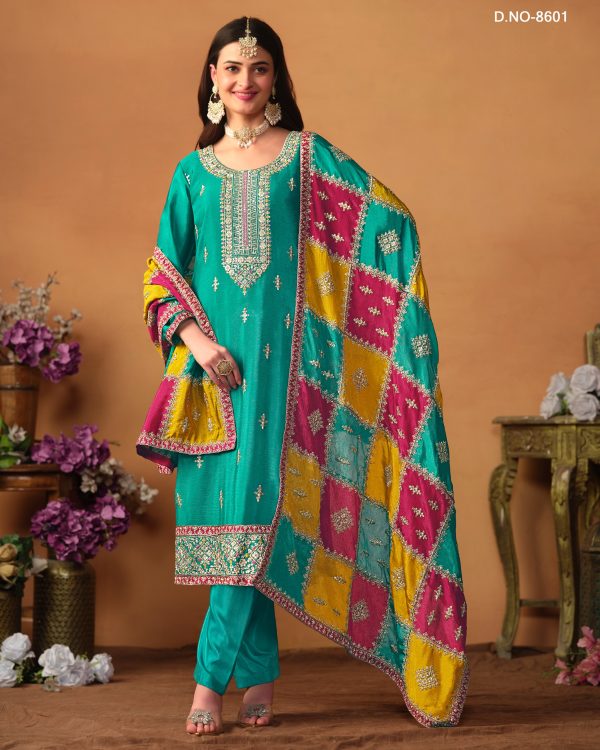 Looking For The Latest Semi-Stitch Designer Salwar Suit Collection For Women