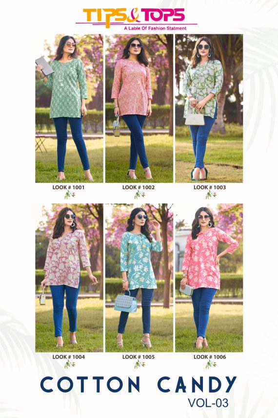 Premium Cotton Women's Colourful Designer Regular Fit Tops