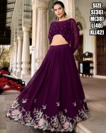 Elevate Your Style For Parties And Weddings With Our Stitched Crop Top And Lehenga Collection