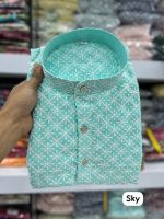 Presenting Traditional Wear Chikan Schiffli Work Kurta Only