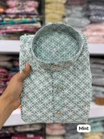 Presenting Traditional Wear Chikan Schiffli Work Kurta Only