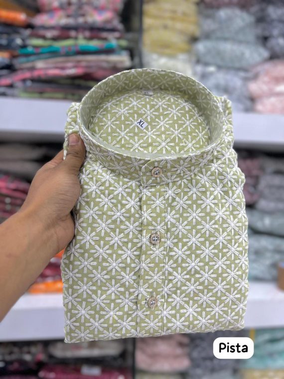 Presenting Traditional Wear Chikan Schiffli Work Kurta Only