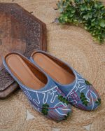Presenting Women's Round-toe, Slip-on Loafers, Printed Open-toe Wedge Heels, Juttis
