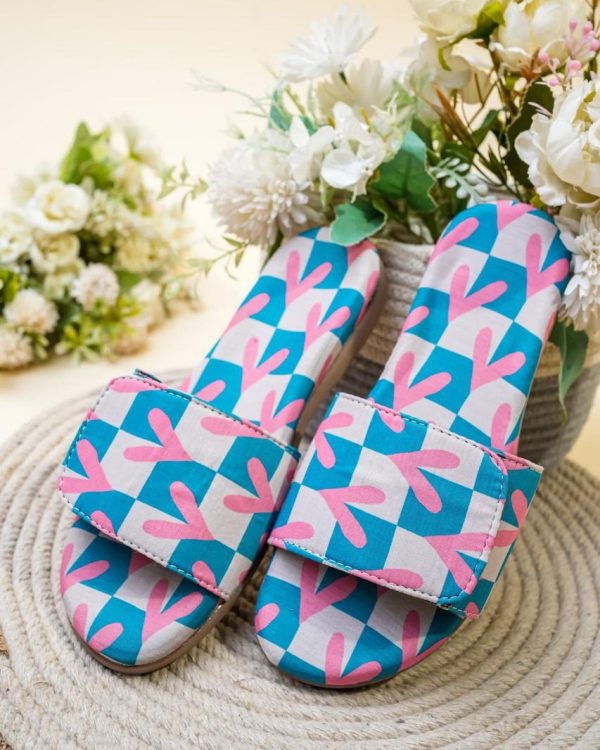 Presenting Women's Round-toe, Slip-on Loafers, Printed Open-toe Wedge Heels, Juttis