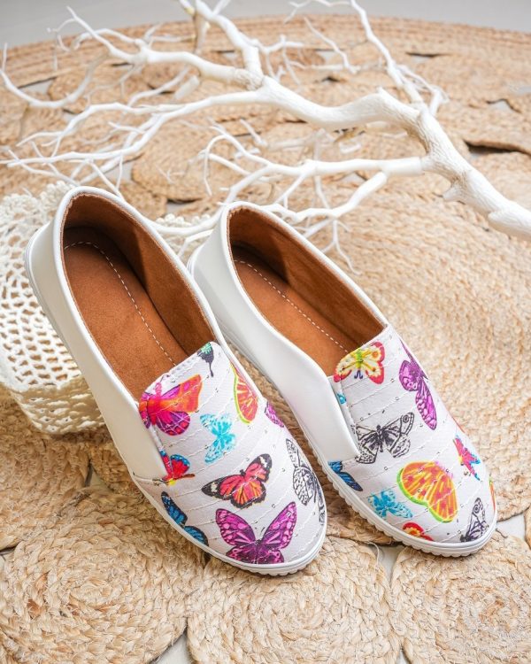 Presenting Women's Round-toe, Slip-on Loafers, Printed Open-toe Wedge Heels, Juttis