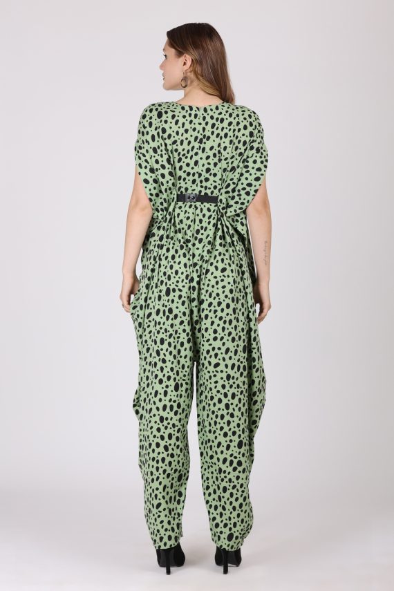 Women's Casual Wear Relaxed Fit Crepe Digital Printed Jumpsuits