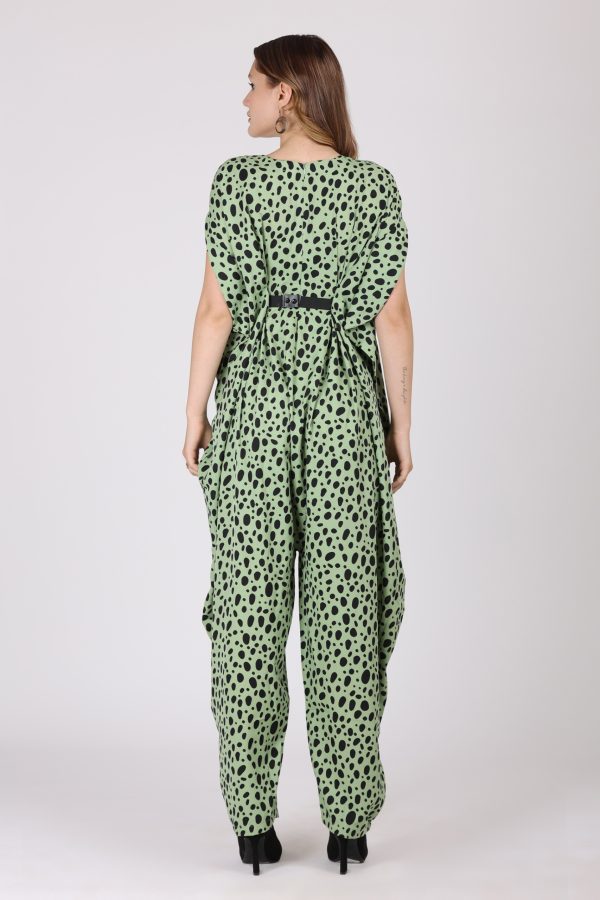 Women's Casual Wear Relaxed Fit Crepe Digital Printed Jumpsuits