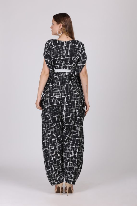 Women's Casual Wear Relaxed Fit Crepe Digital Printed Jumpsuits