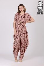 Women's Casual Wear Relaxed Fit Crepe Digital Printed Jumpsuits