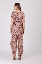 Women's Casual Wear Relaxed Fit Crepe Digital Printed Jumpsuits
