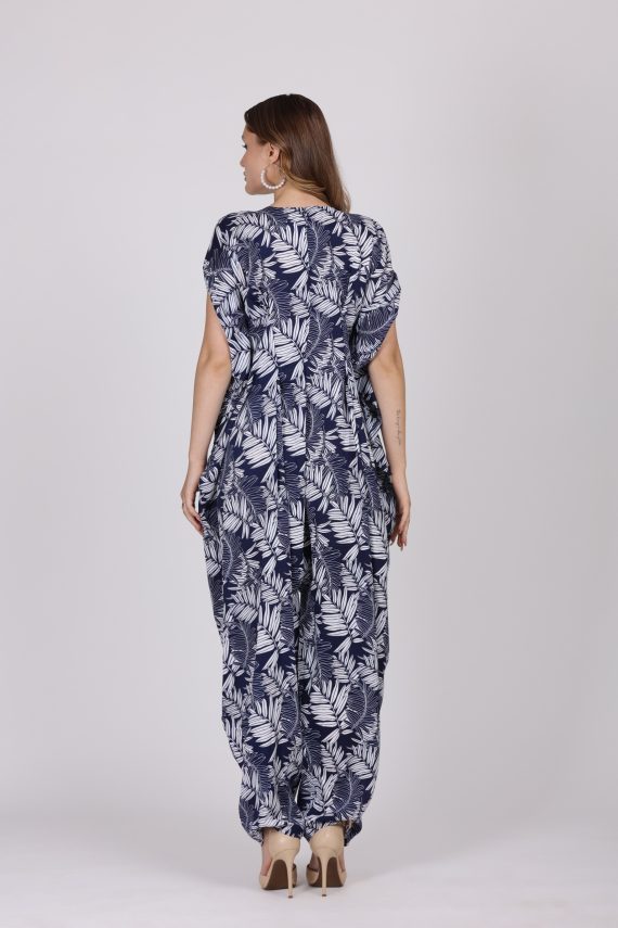 Women's Casual Wear Relaxed Fit Crepe Digital Printed Jumpsuits