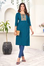 Elevate Your Everyday Style With Women's Rayon Slub Kurtis Only