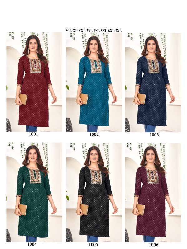 Elevate Your Everyday Style With Women's Rayon Slub Kurtis Only