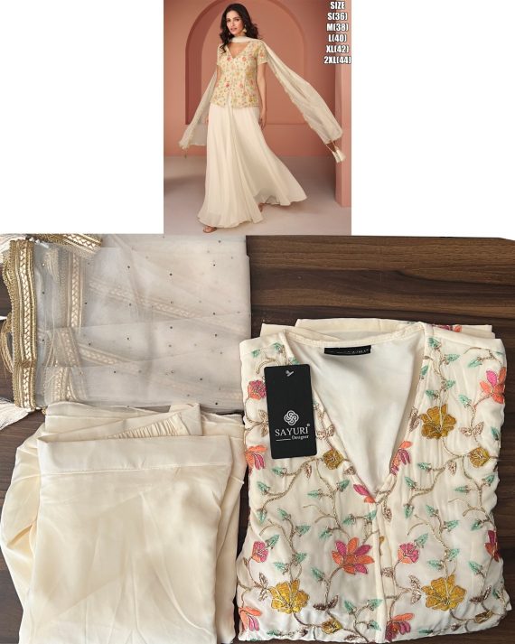 Accessorising Party Wear Georgette Sarara Suits Online At Best Prices