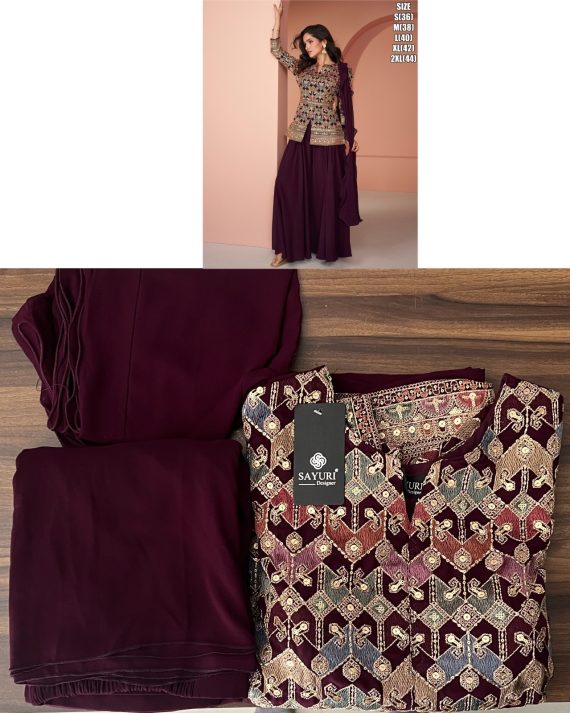 Accessorising Party Wear Georgette Sarara Suits Online At Best Prices