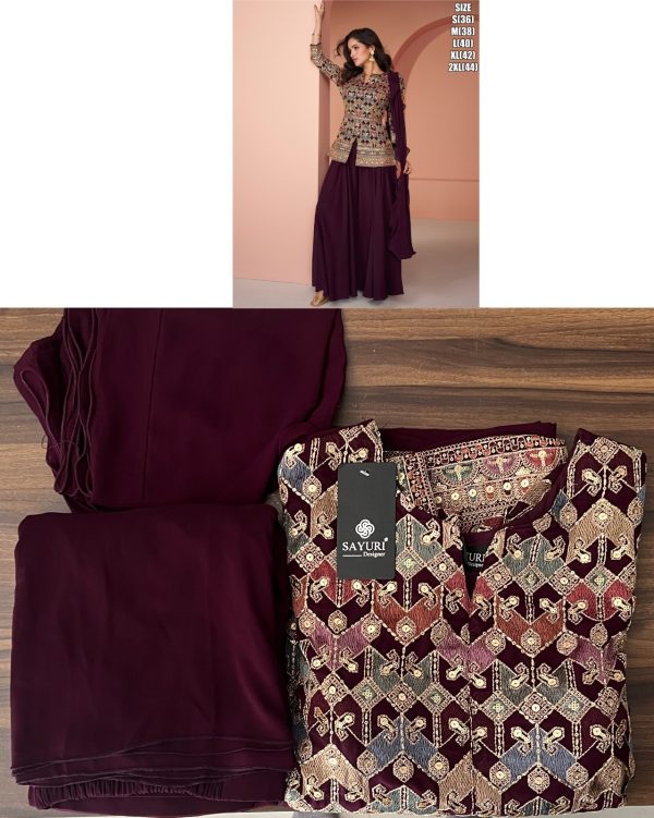 Accessorising Party Wear Georgette Sarara Suits Online At Best Prices