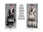 Anarkali Kurta Sarara Set With Embroidered Work Classic Style Festive Wear Women's Sarara Suit