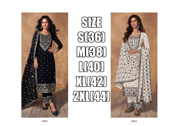 Black & White Embroidery Silk Straight Kurti With Pent And Designer Dupatta