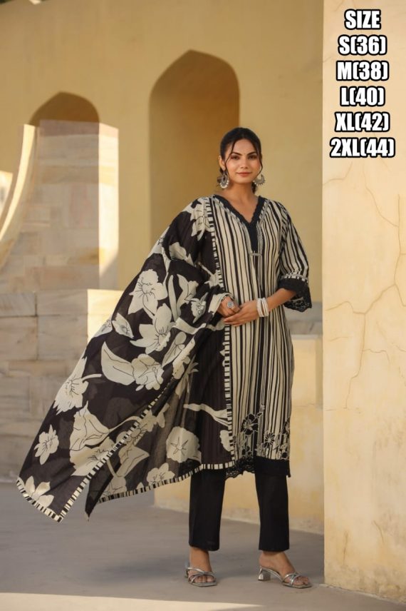 Introducing Our Summer Collection For Women's Cotton Comfortable Kurti Set Designed To Keep You Cool