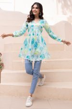 Readymade Cotton And Premium Rayon Printed Tops For Women