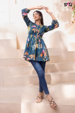 Readymade Cotton And Premium Rayon Printed Tops For Women