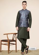 Introducing Our New Arrival Designer Men's Kurta With Pajama And Kotti