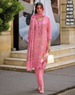 Three Piece Of Our Kurti Collections For Women's Wear Embroidery Worked Cotton Kurti Set & Digital Printed Dupatta