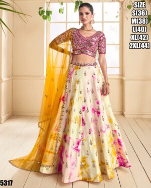 Collection Of Designer Georgette / Silk Lehenga Cholis And Dupatta In Different Patterns & Prints