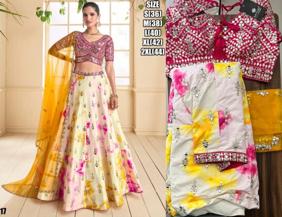 Collection Of Designer Georgette / Silk Lehenga Cholis And Dupatta In Different Patterns & Prints