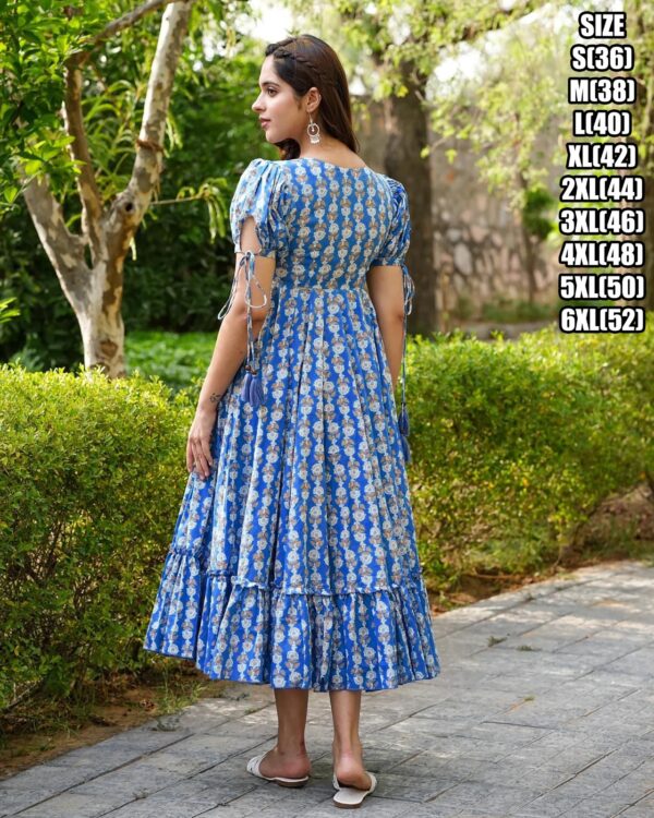 Heavy Rayon Beautiful Printed One Piece Type Stitched Dress For Women