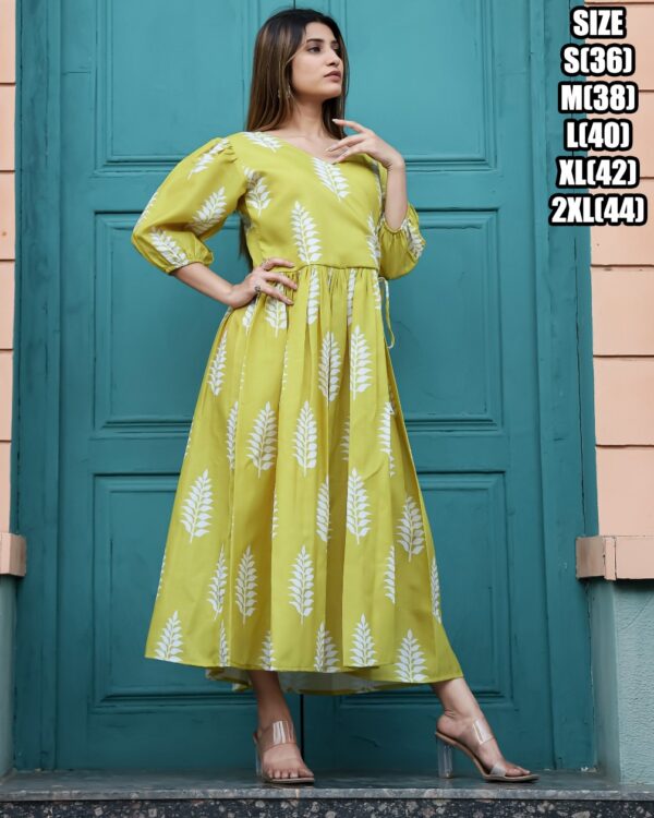 With Patterns And Beautiful Printed Work Elegant Party Wear Maxi Dresses Be The Best For Women