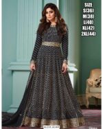 Buy The Latest And Designer Evening Dresses Georgette Gown With Dupatta Set